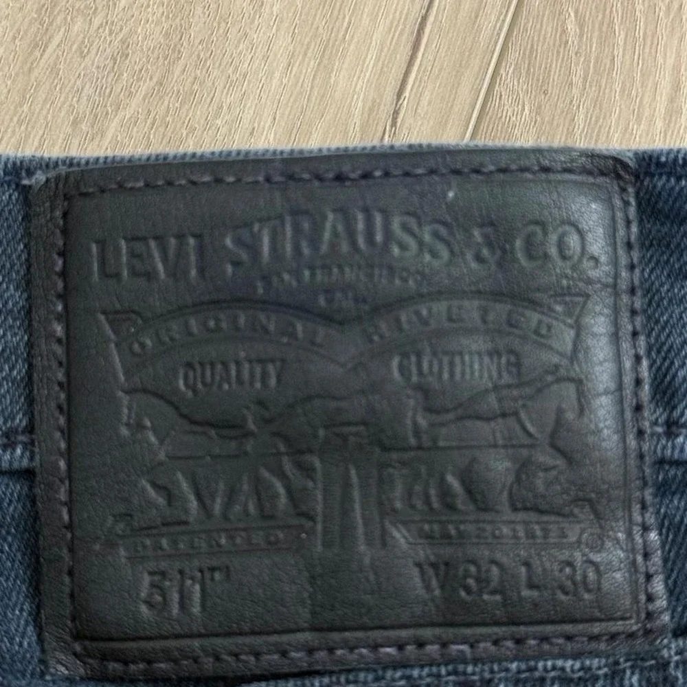 Levis 511 Slim Fit Jeans Mens 32x30 Dark Wash Blue Denim 0792